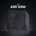 Pack 3x Microfibres Grises - 650GM